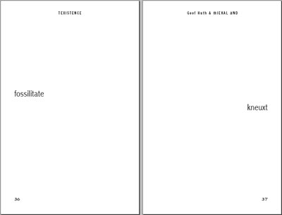 texistence by geof huth & mIEKAL aND