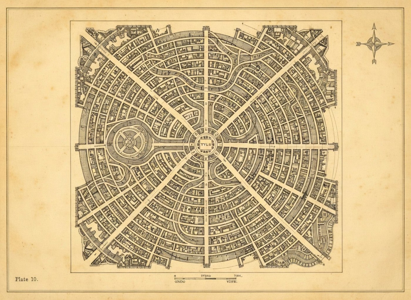 Plate X — Tylu Aerial Plan