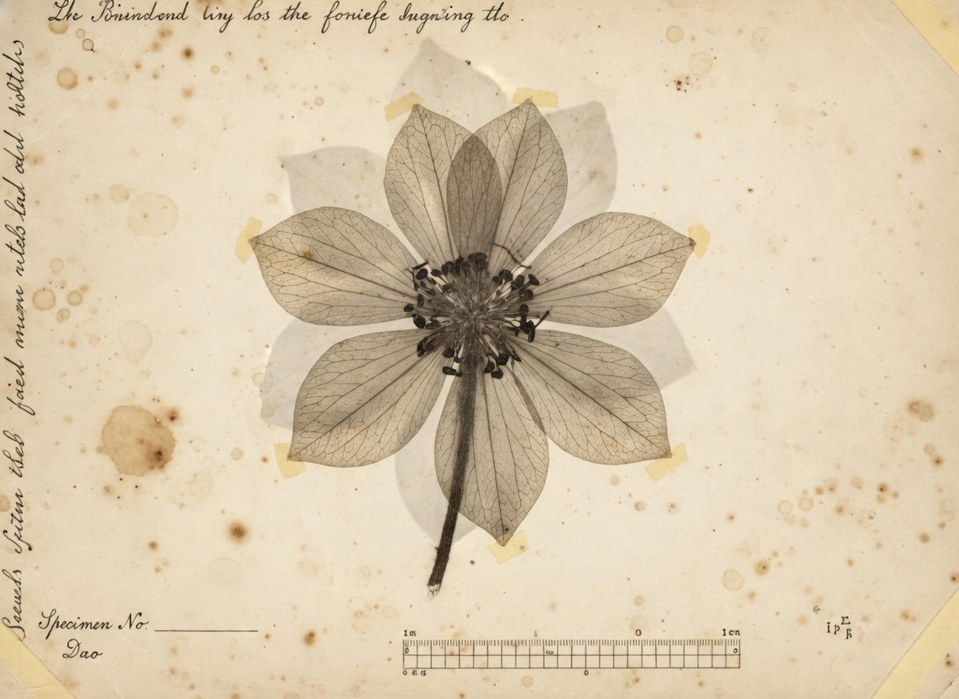 Plate VII — Eodel Specimen Sheet